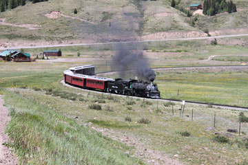 CTS K-36 #487, Cumbres & Toltec Scenic Railroad, Los Pinos