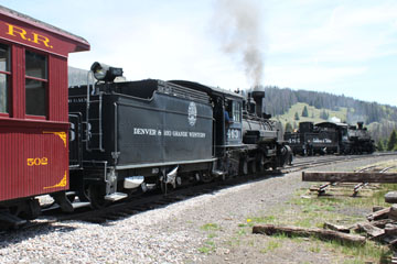 DRGW K-27 #463 & CTS K-36 #484, Cumbres & Toltec Scenic Railroad