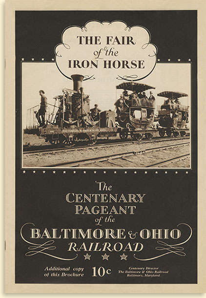 B&O, Fair of the Iron Horse 10c Brochure
