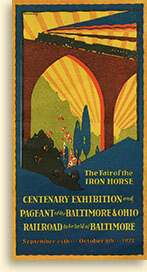 B&O Fair of the Iron Horse Advertisement Brochure