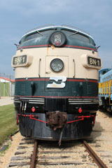 BN EMD F9 #BN-1 & #BN-2, BN E9 #BN-3, Illinois Railway Museum