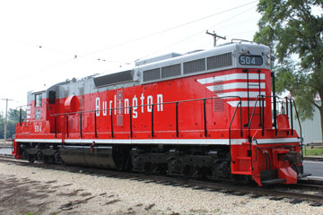 CBQ EMD SD24 #504, Illinois Railway Museum