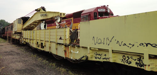 CNW Crane #6363, Illinois Railway Museum