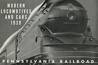 Pennsylvania Railroad Modern Locomotives and Cars 1939