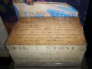 First Stone, B&O Museum