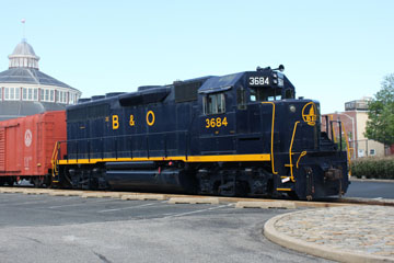 BO EMD GP40 #3684, B&O Museum