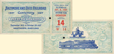 Fair of the Iron Horse ticket