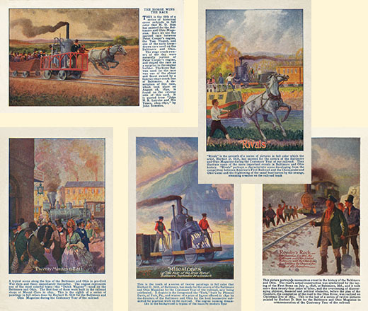 Fair of the Iron Horse, Postcards