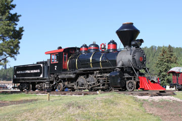 Black Hills Central Railroad  #7, Hill City