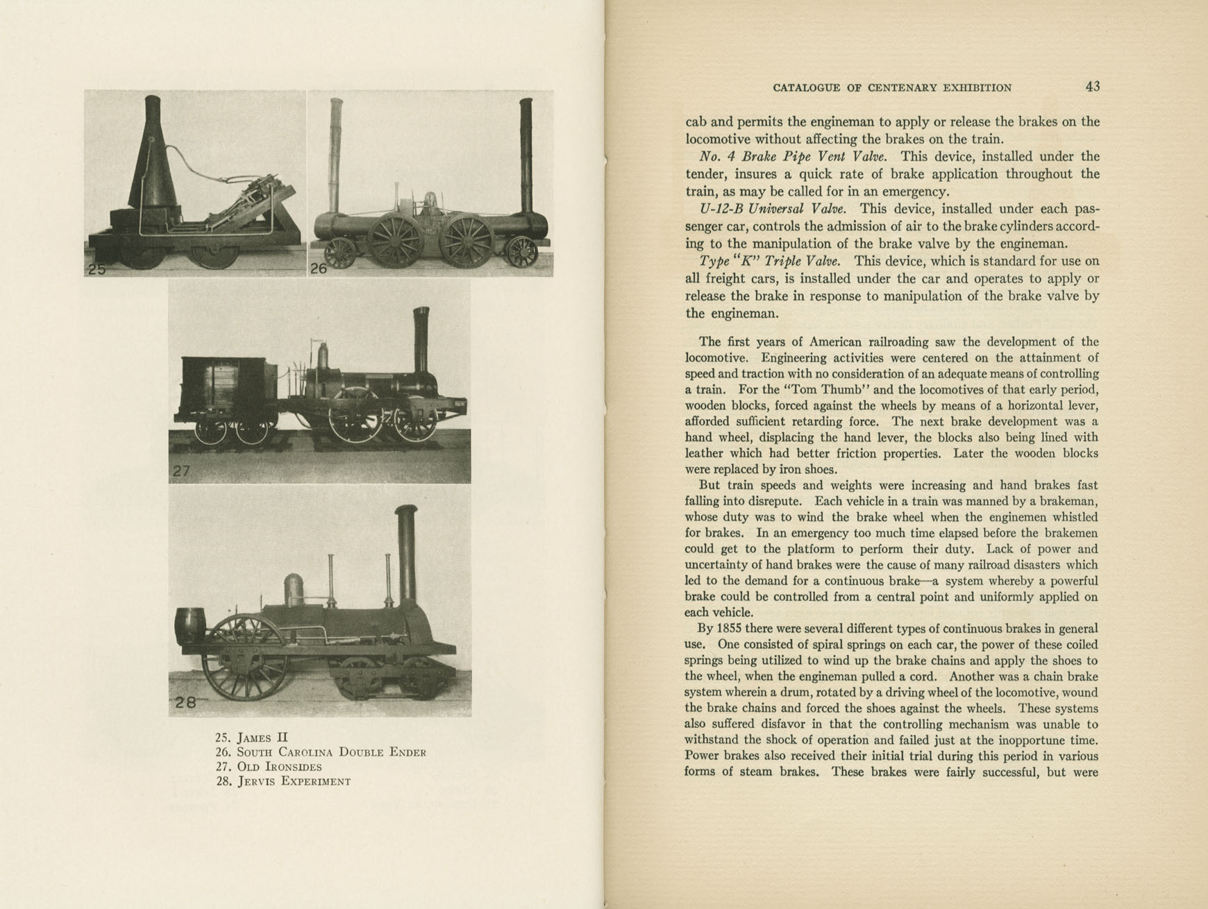 Catalogue of the Centenary Exhibition of the B&O Railroad