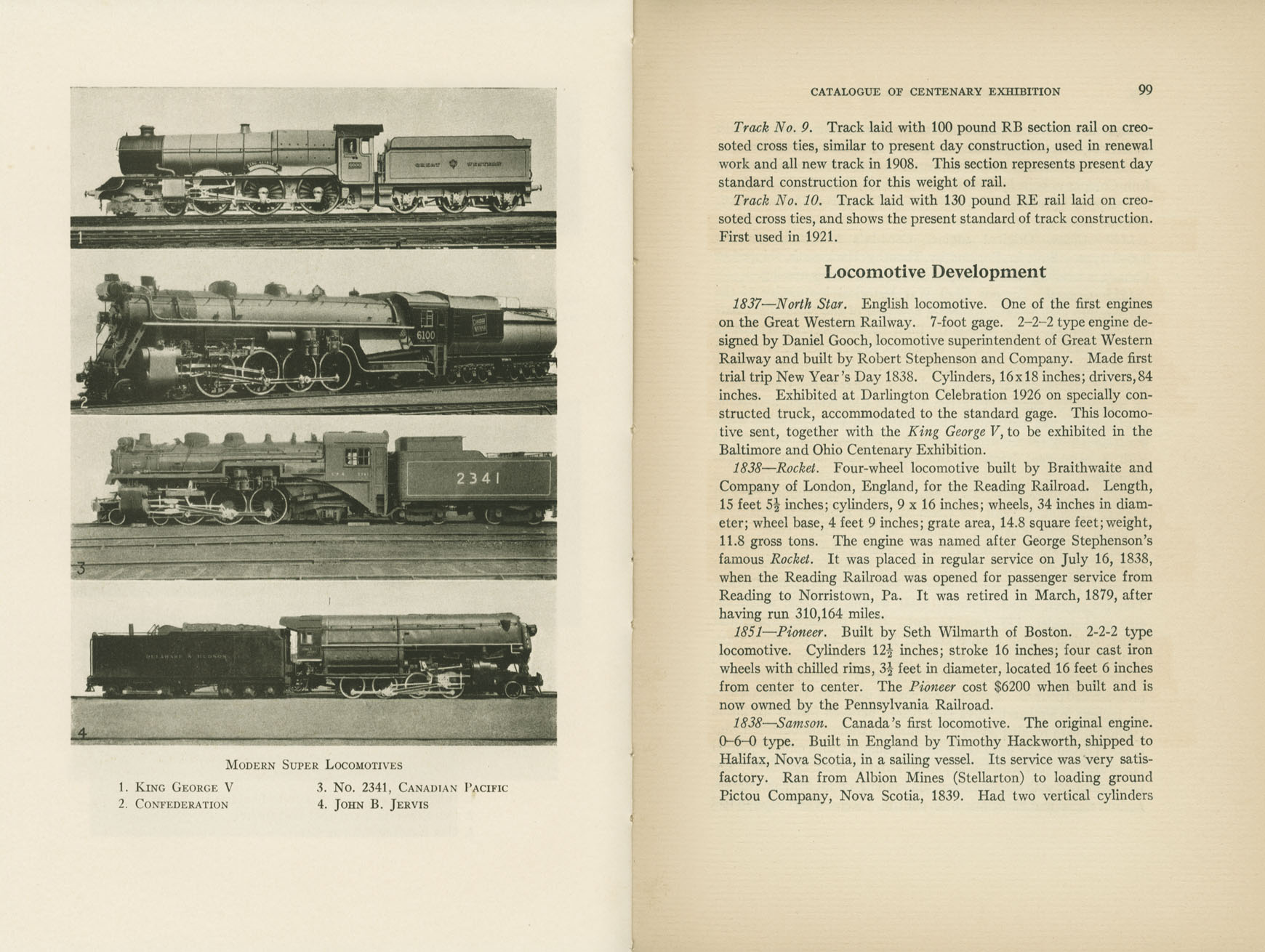 Catalogue of the Centenary Exhibition of the B&O Railroad