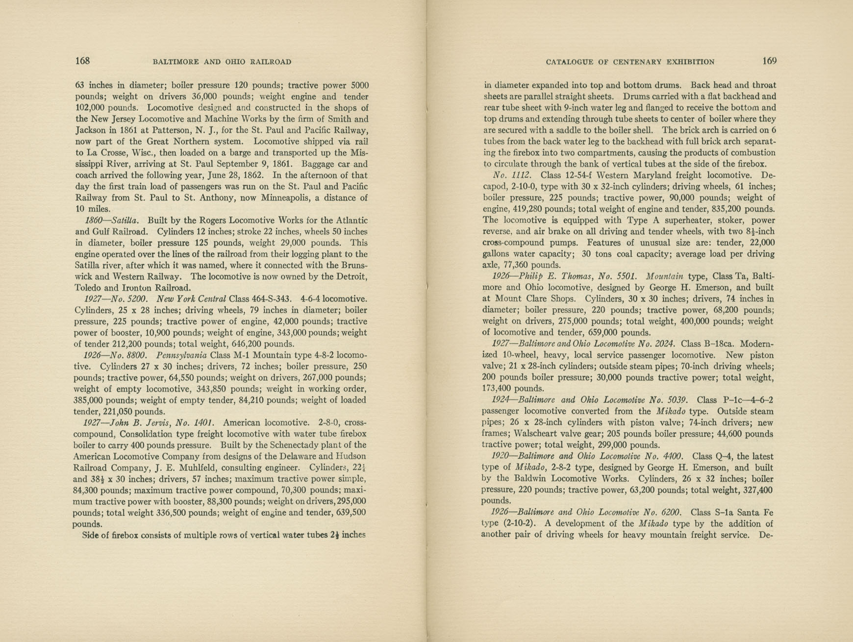 Catalogue of the Centenary Exhibition of the B&O Railroad
