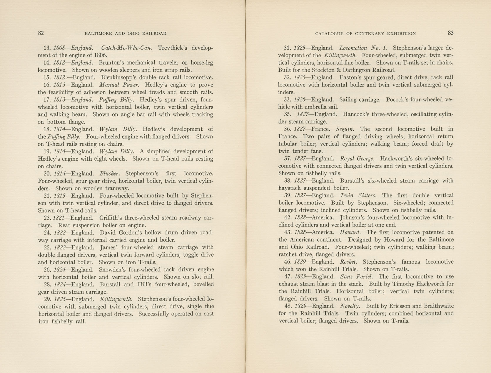 Catalogue of the Centenary Exhibition of the B&O Railroad (2nd ed)