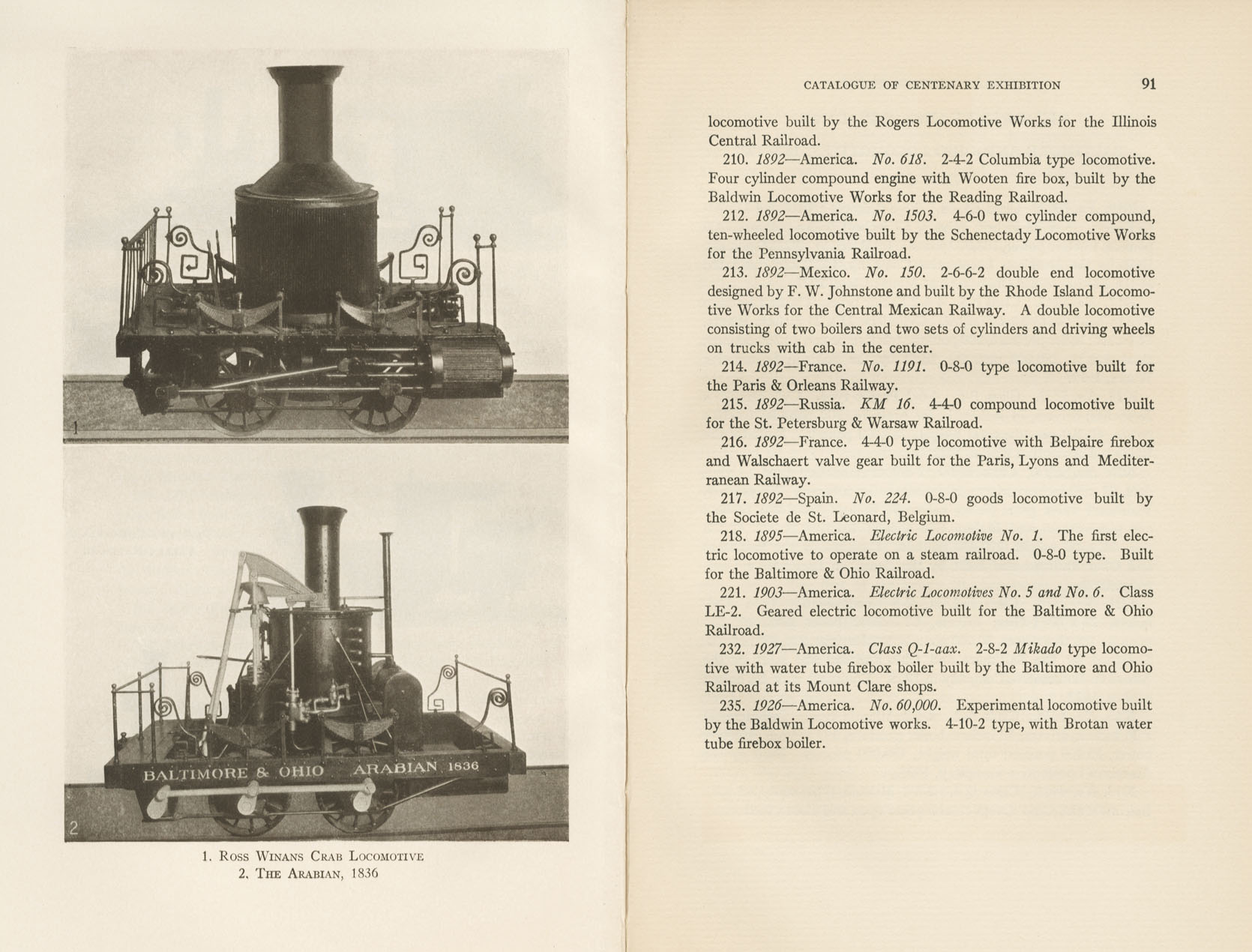 Catalogue of the Centenary Exhibition of the B&O Railroad (2nd ed)