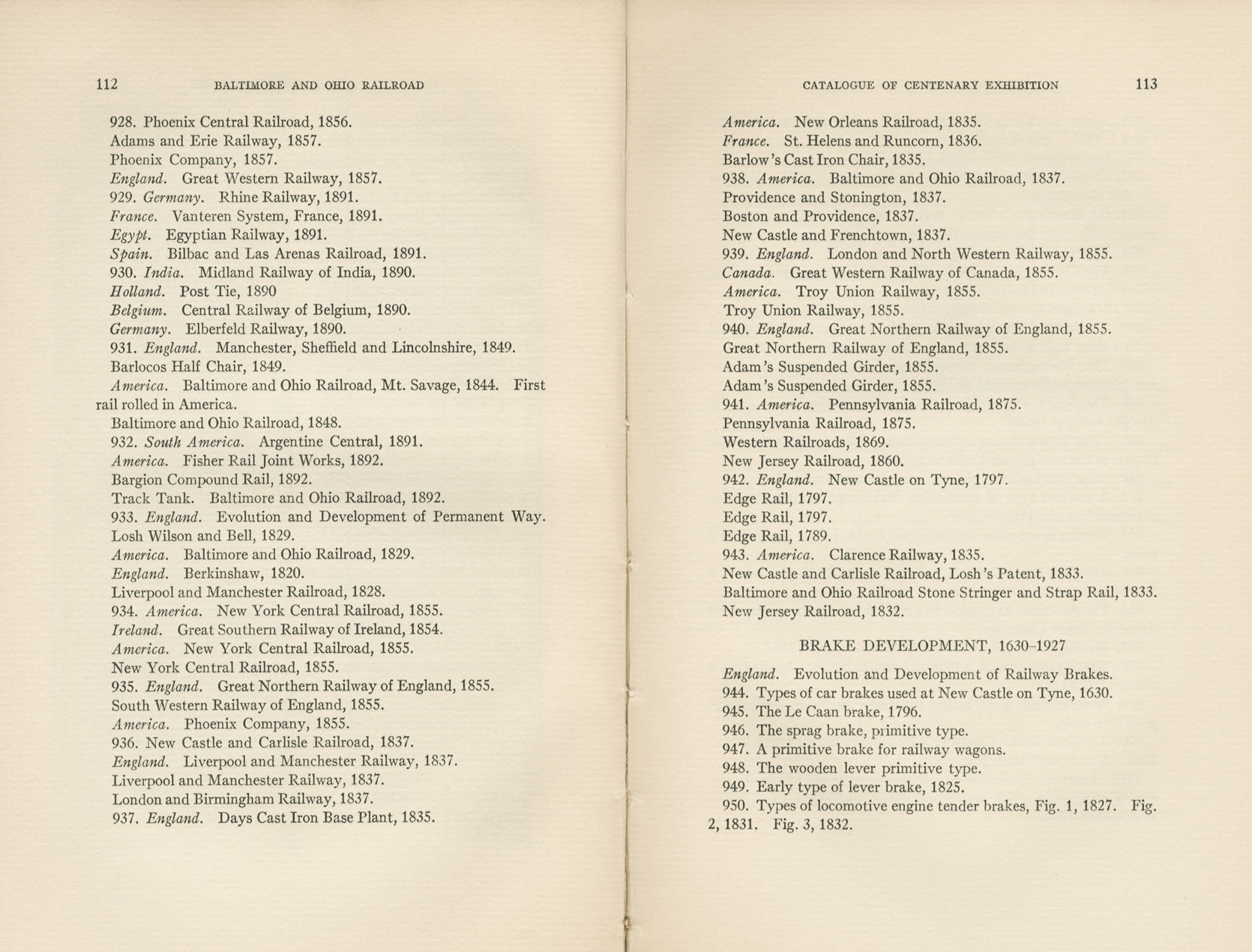 Catalogue of the Centenary Exhibition of the B&O Railroad (2nd ed)