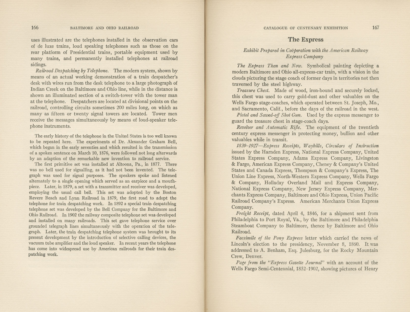 Catalogue of the Centenary Exhibition of the B&O Railroad (2nd ed)