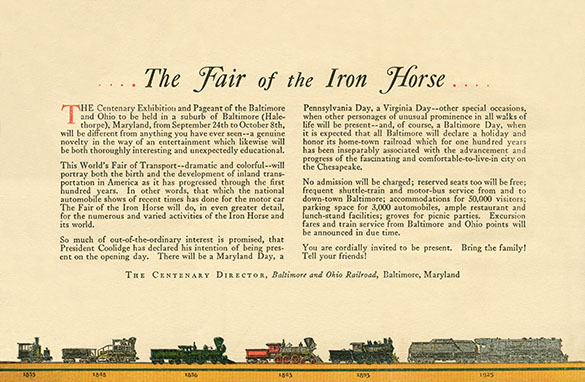 The Fair of the Iron Horse