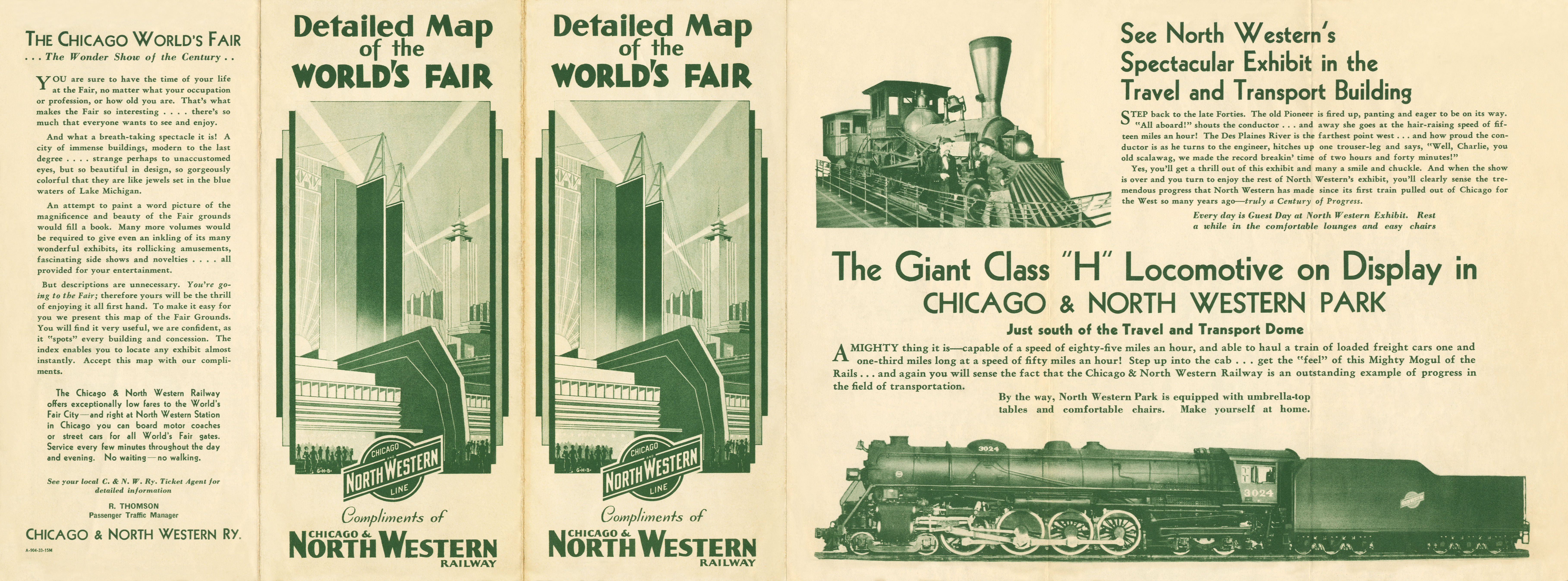 Detailed Map of the World's Fair