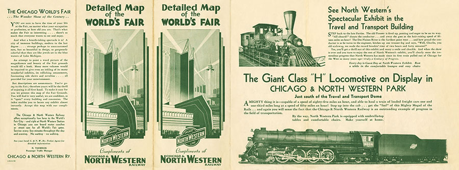 Detailed Map of the World's Fair