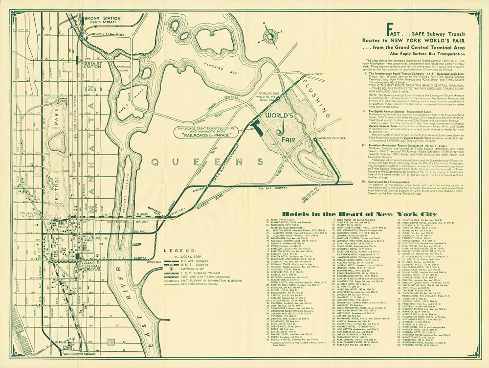 Map of the Heart of New York