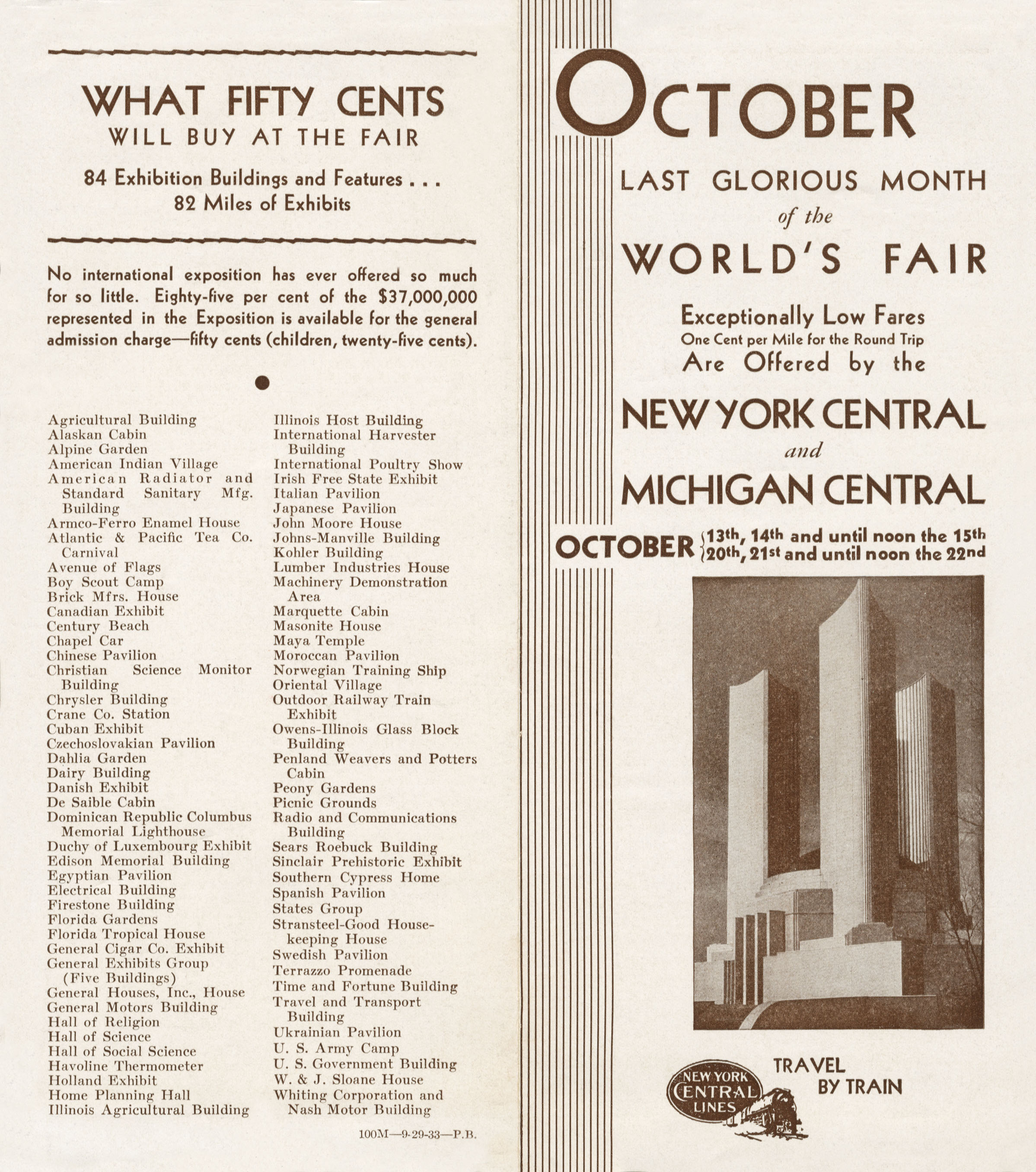 Last Glorious Month of the World's Fair