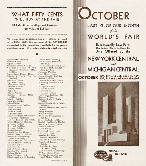 Last Glorious Month of the World's Fair