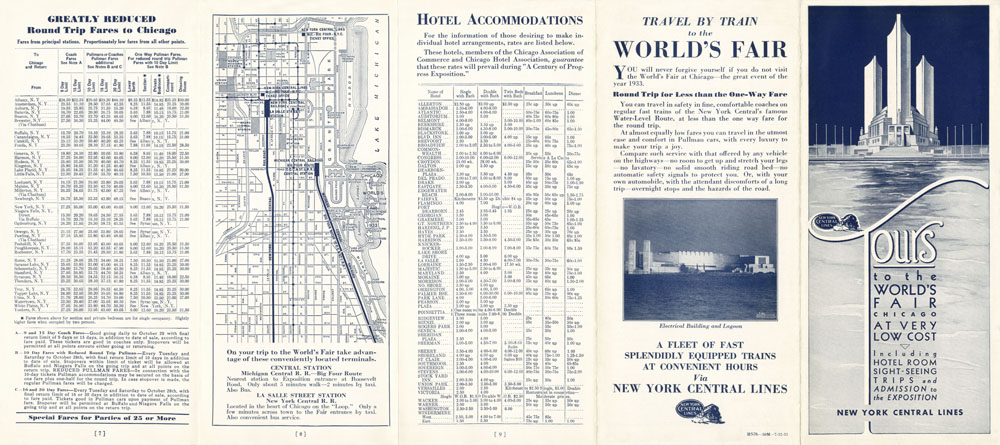 Tours to the World's Fair