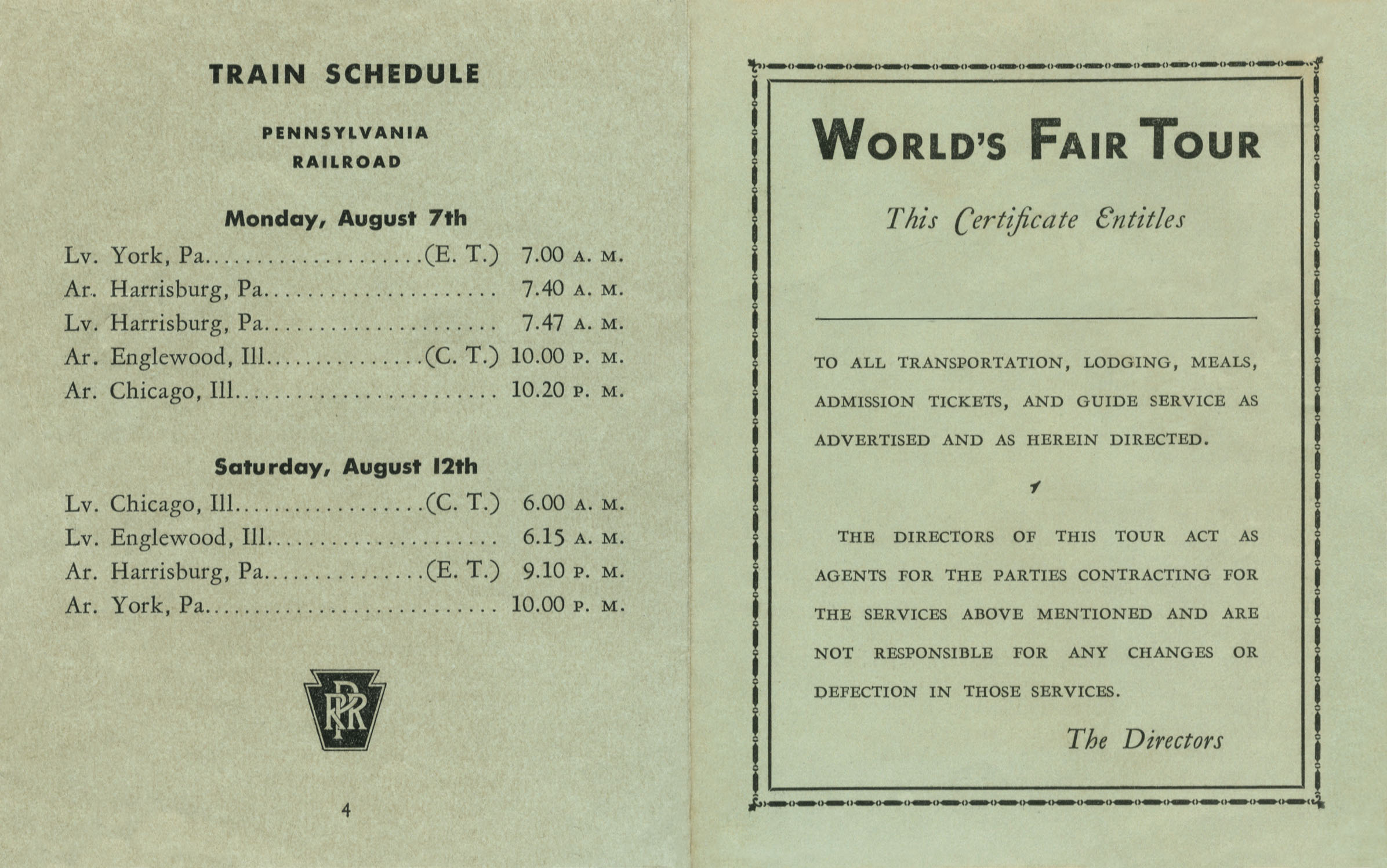 Third World's Fair Tour