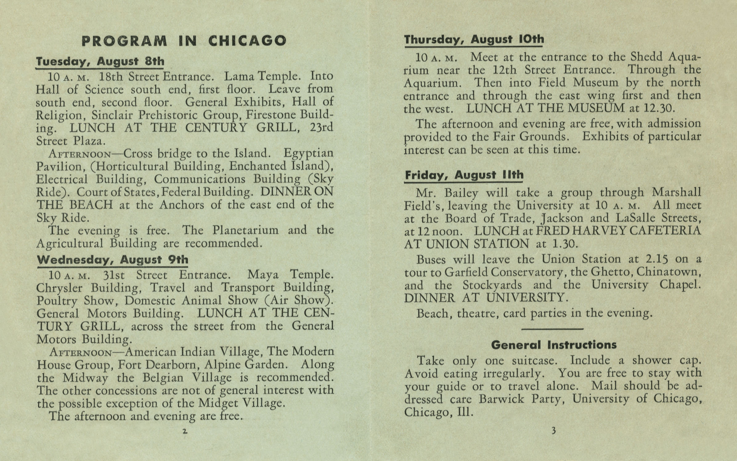 Third World's Fair Tour
