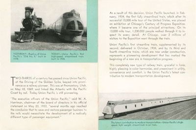 Union Pacific, Progress