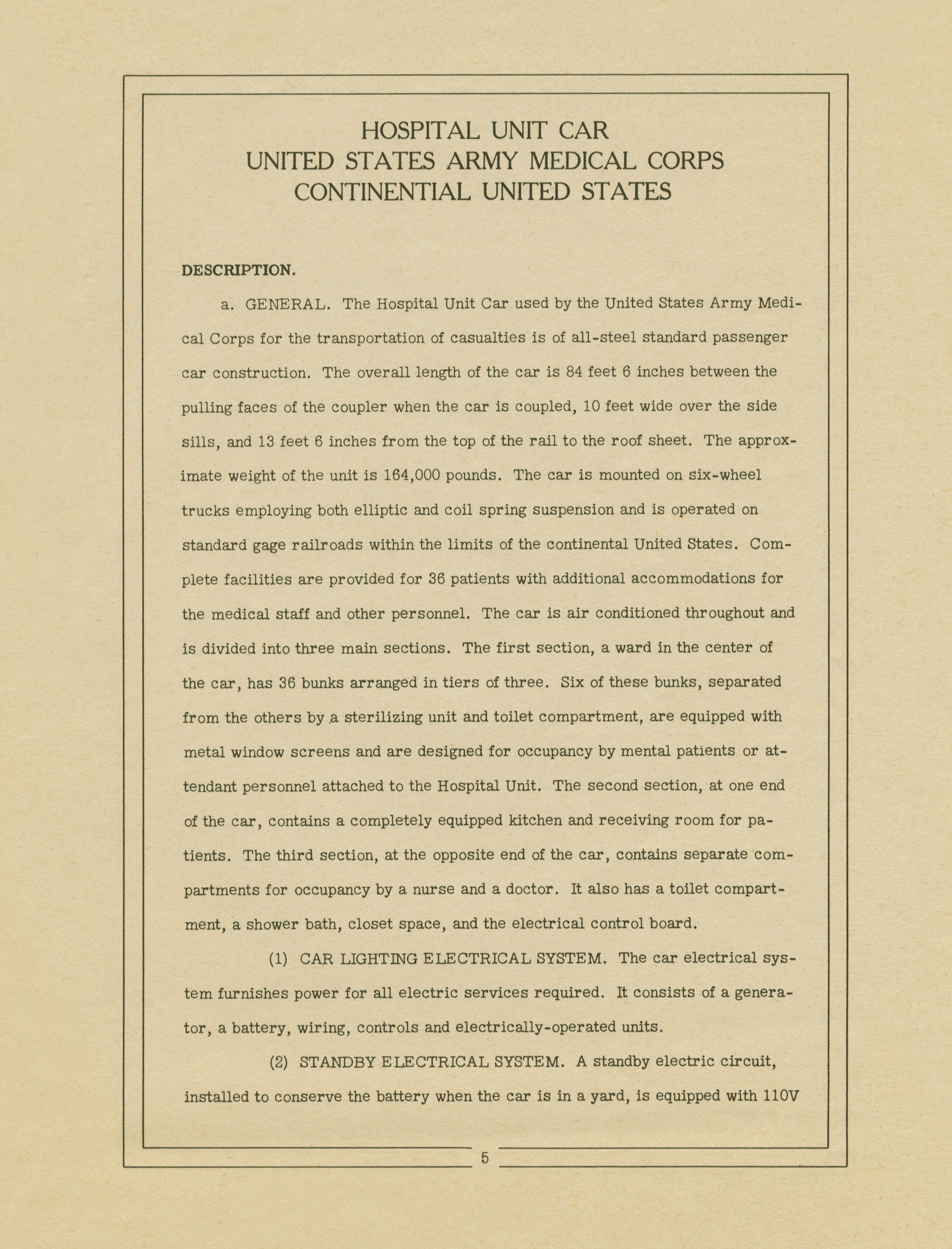 USA Transportion Corps Exhibit