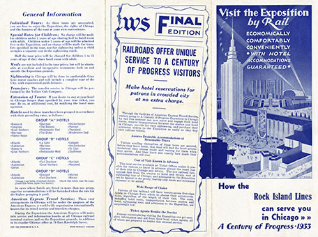 Visit the Exposition by Rail