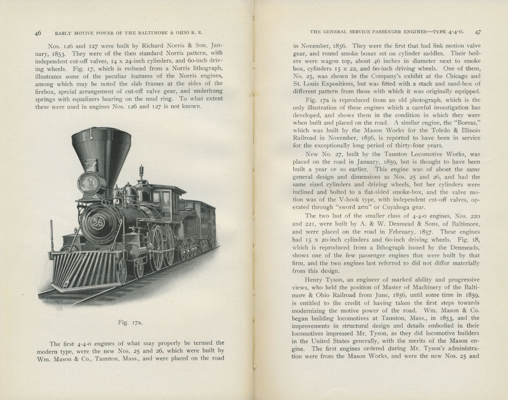 Bell, Motive Power of the B&O