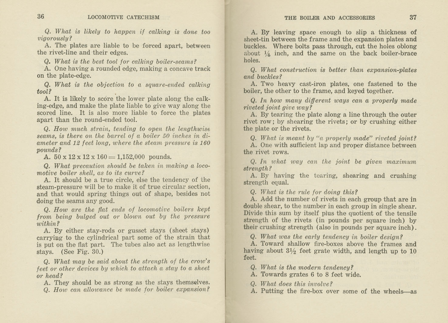 Locomotive Catechism