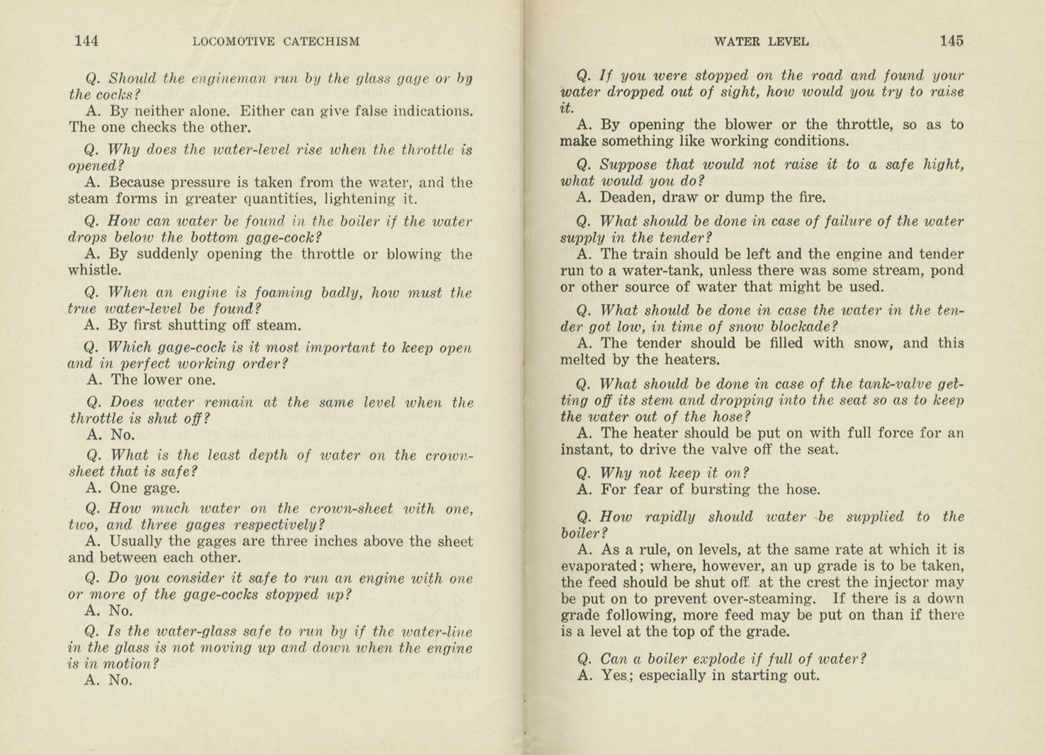 Locomotive Catechism