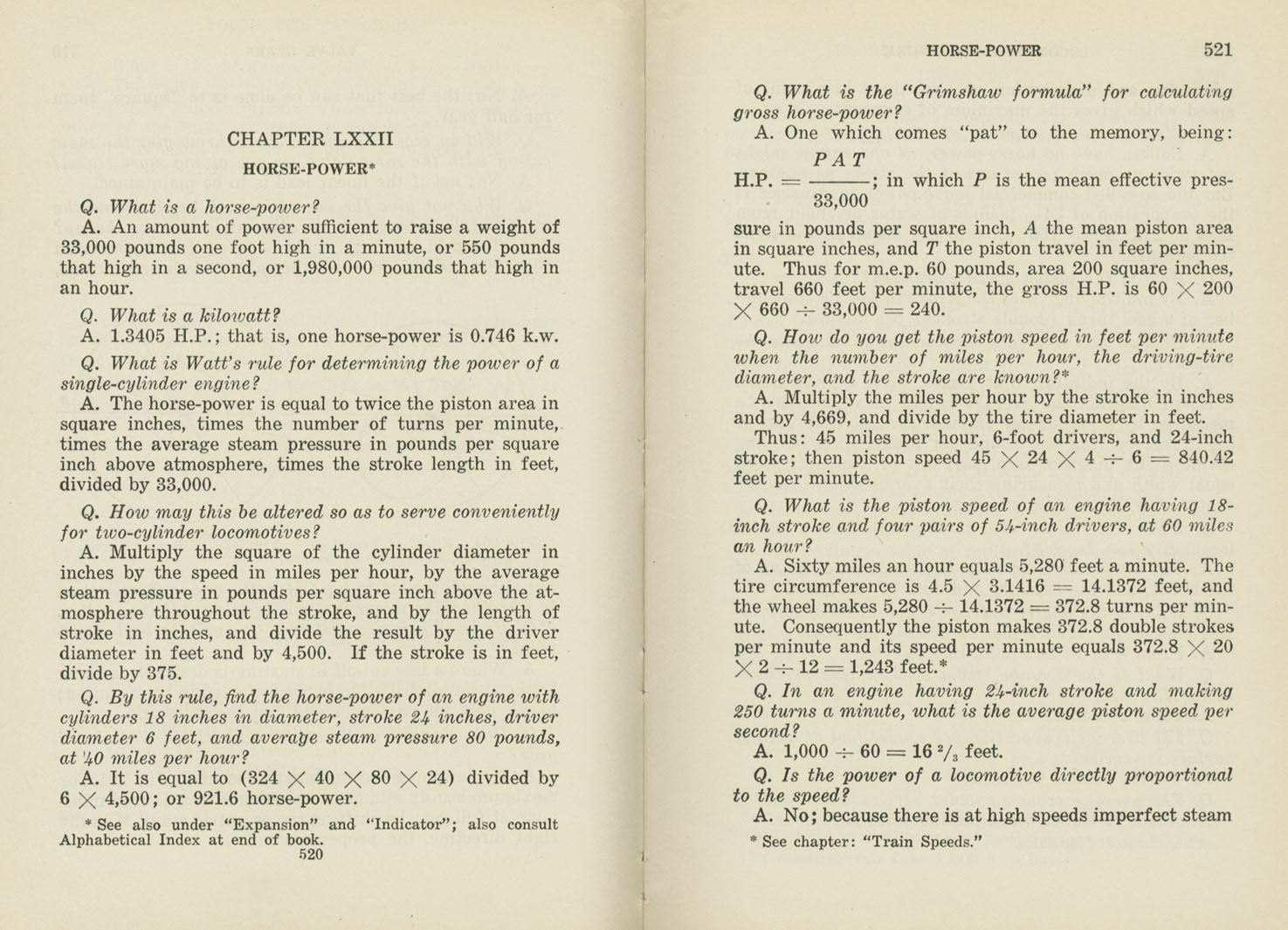 Locomotive Catechism