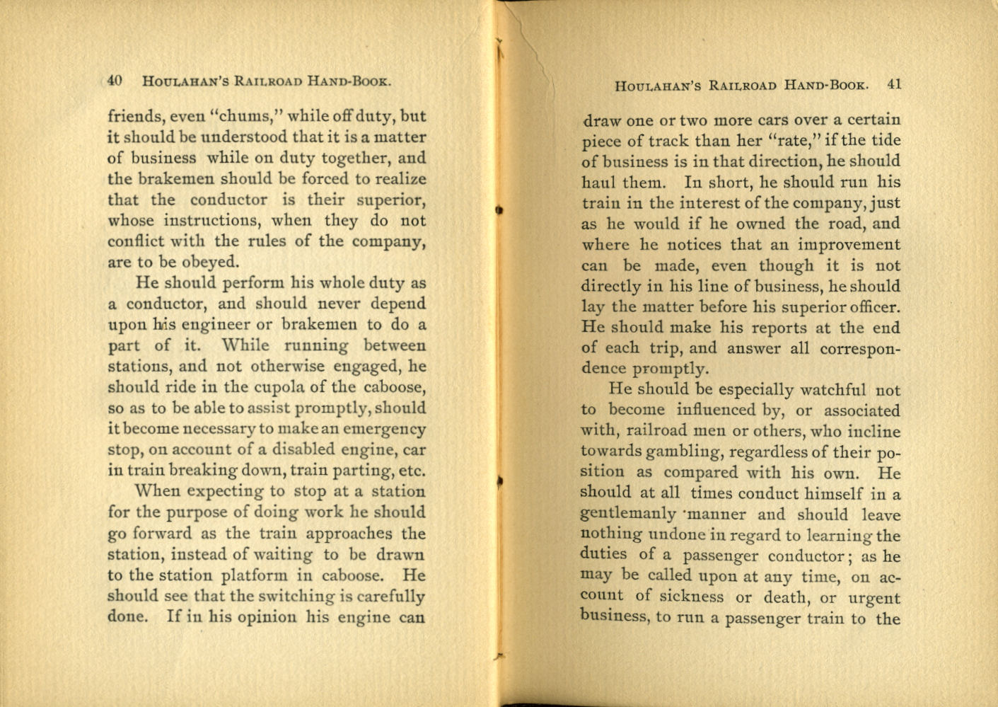 Houlahan's Railroad Hand Book