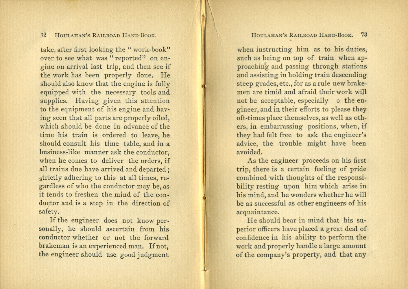 Houlahan's Railroad Hand Book