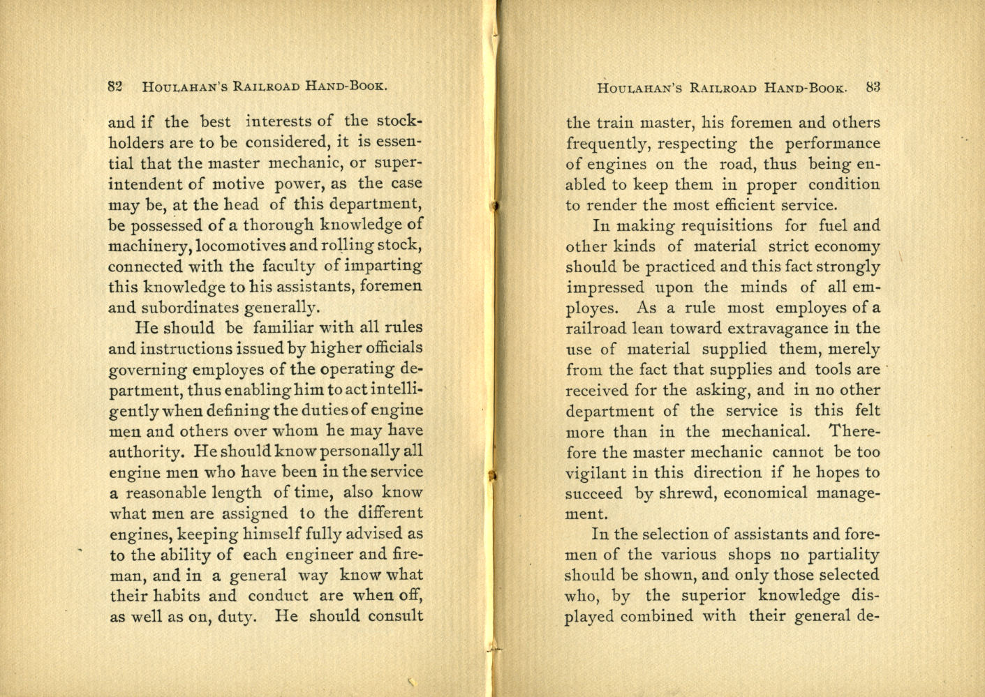 Houlahan's Railroad Hand Book
