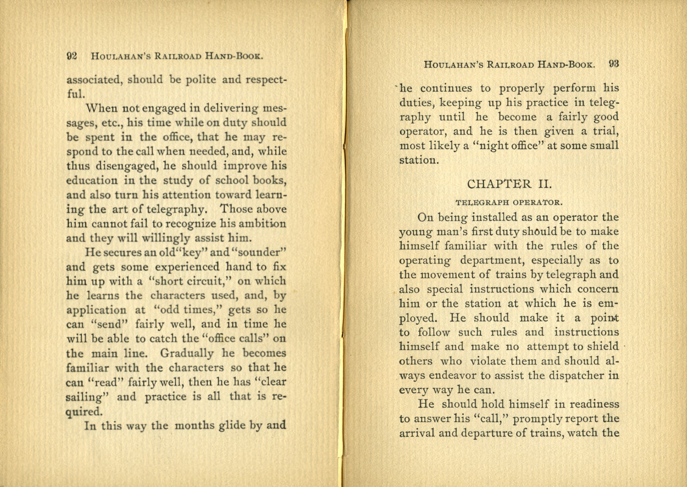 Houlahan's Railroad Hand Book