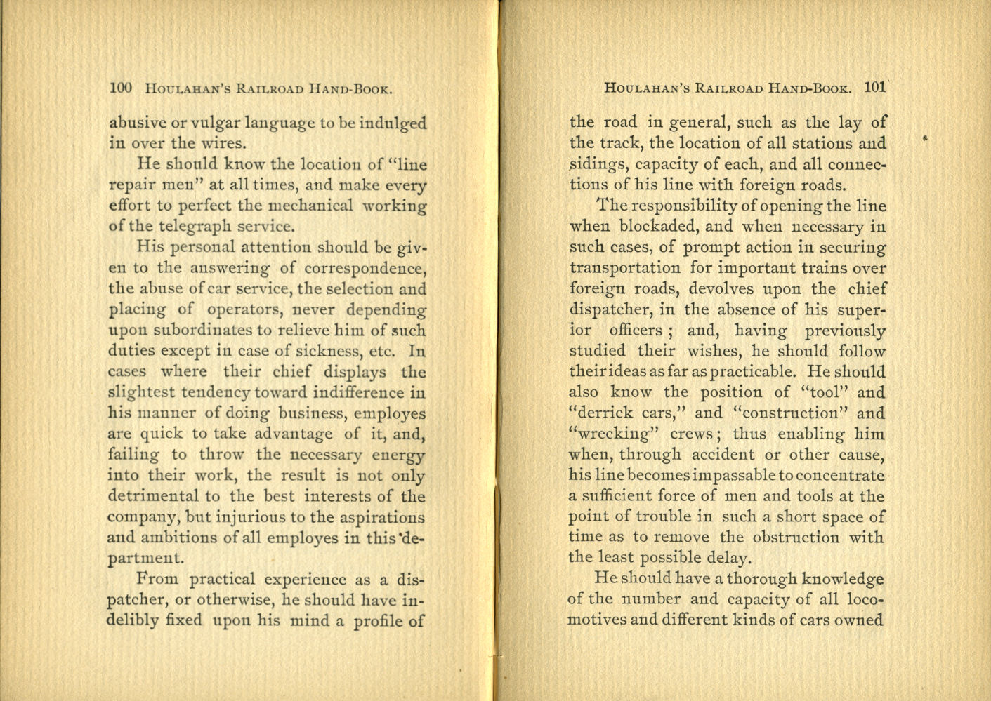 Houlahan's Railroad Hand Book