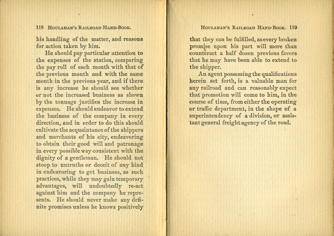 Houlahan's Railroad Hand Book