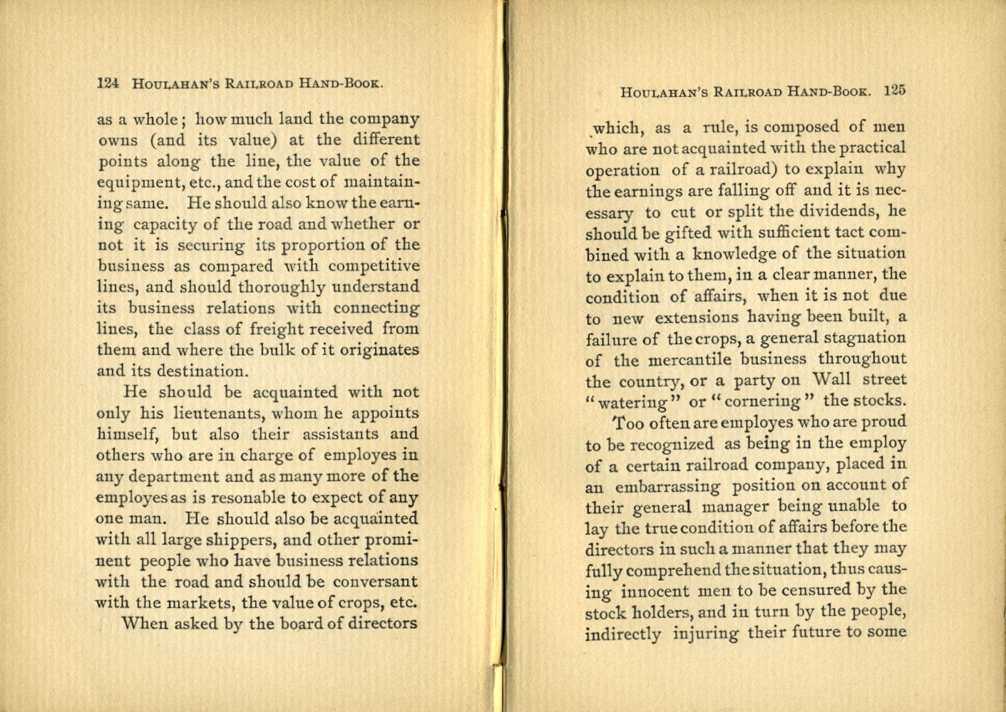 Houlahan's Railroad Hand Book