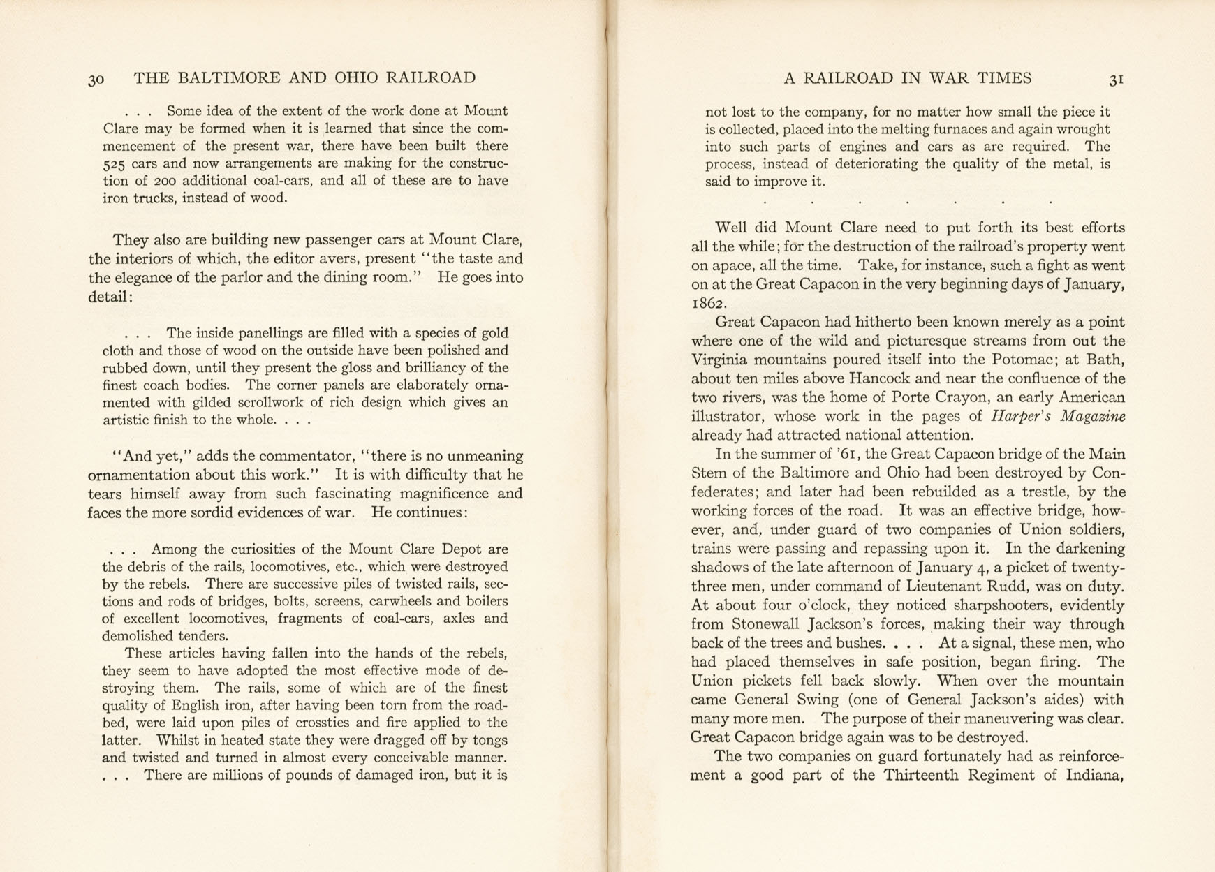 Hungerford, Story of the B&O