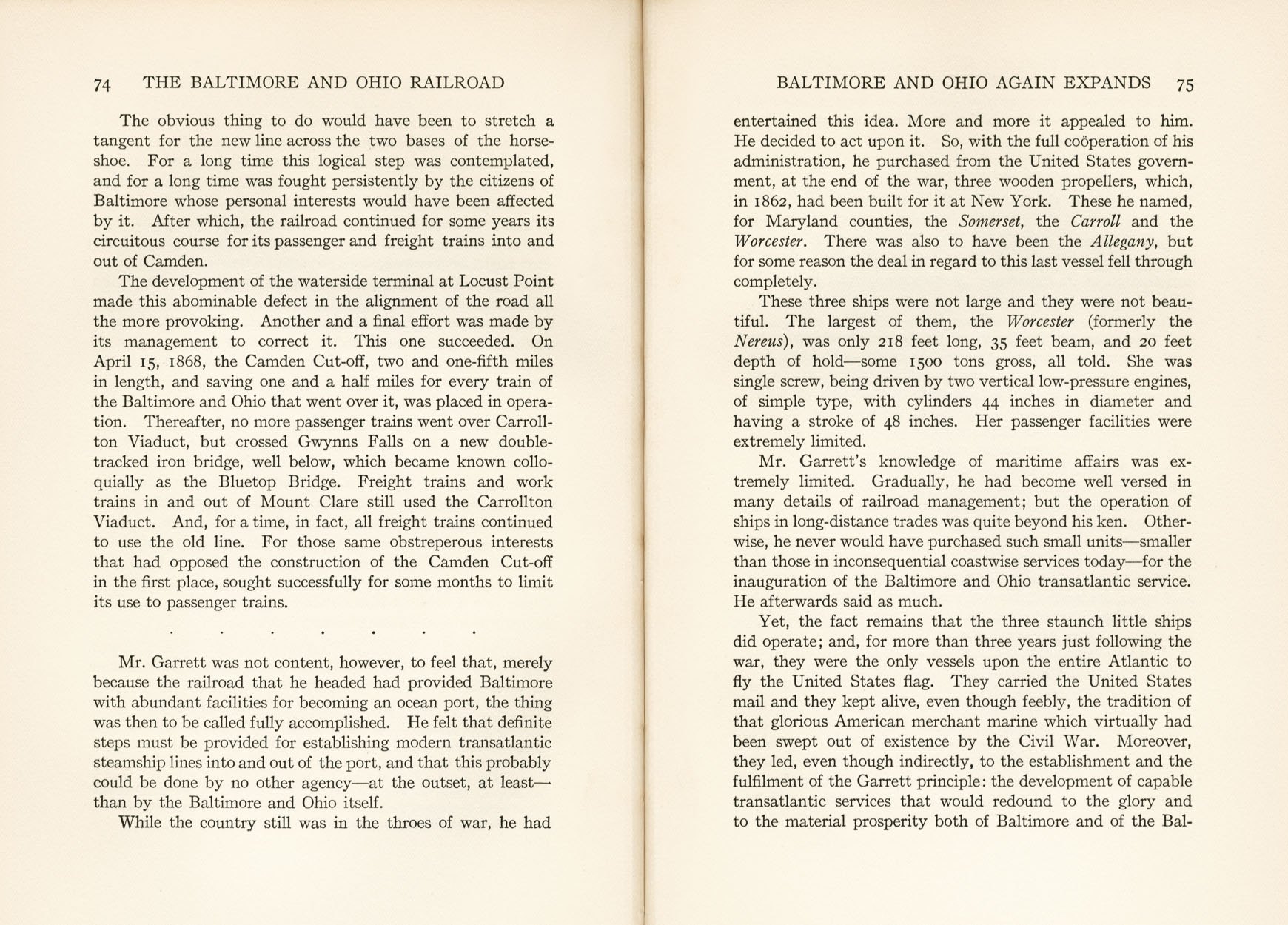 Hungerford, Story of the B&O