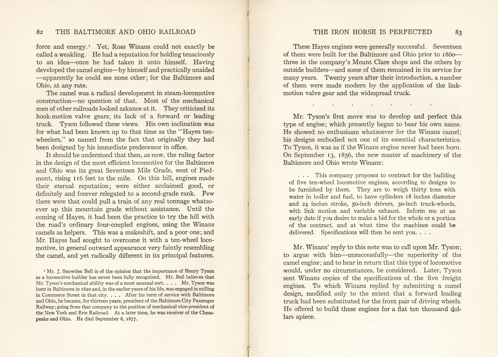 Hungerford, Story of the B&O