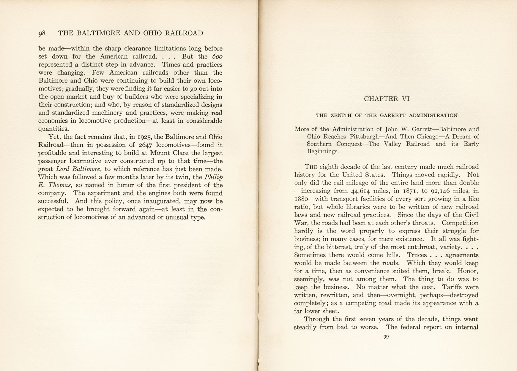 Hungerford, Story of the B&O