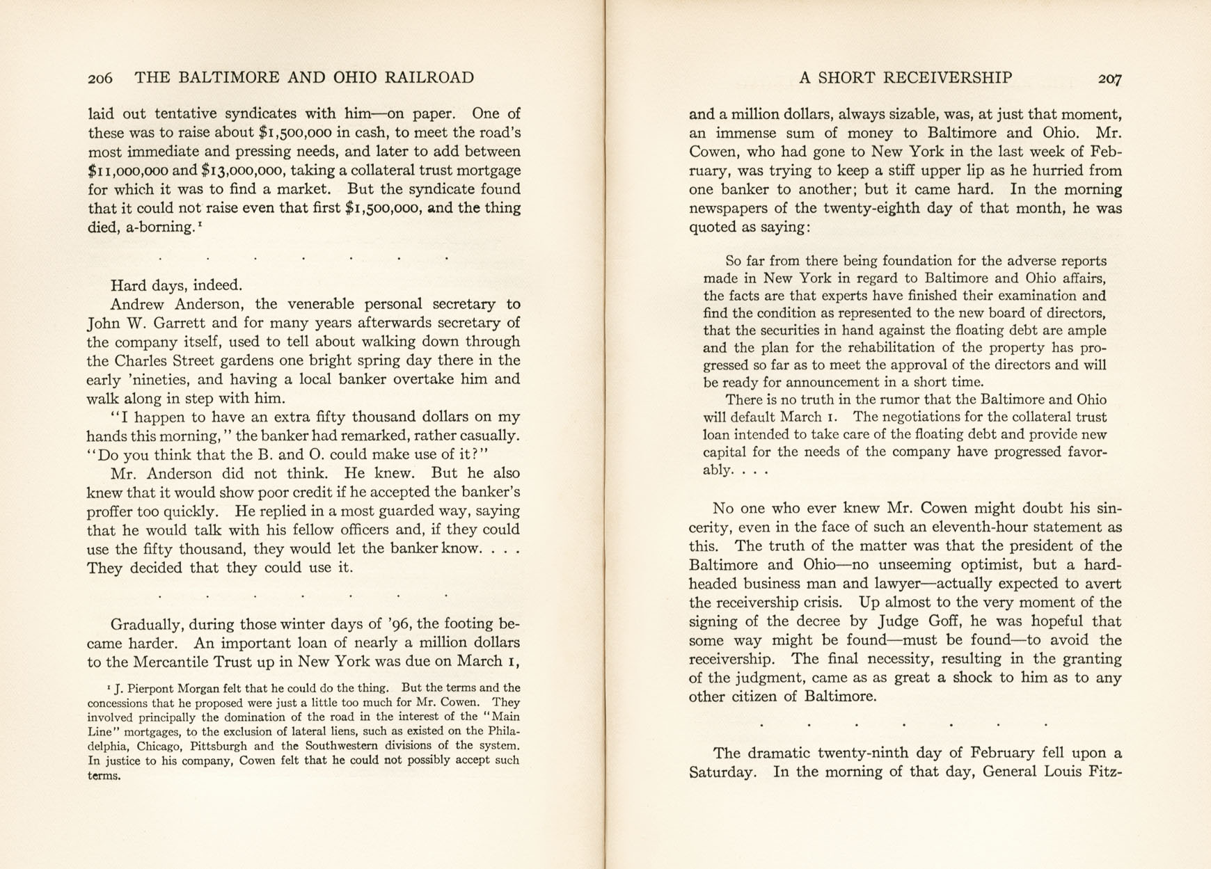 Hungerford, Story of the B&O