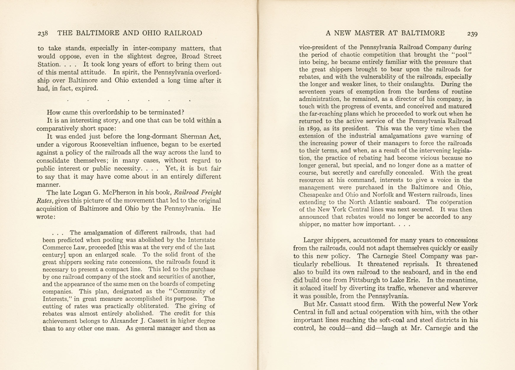 Hungerford, Story of the B&O