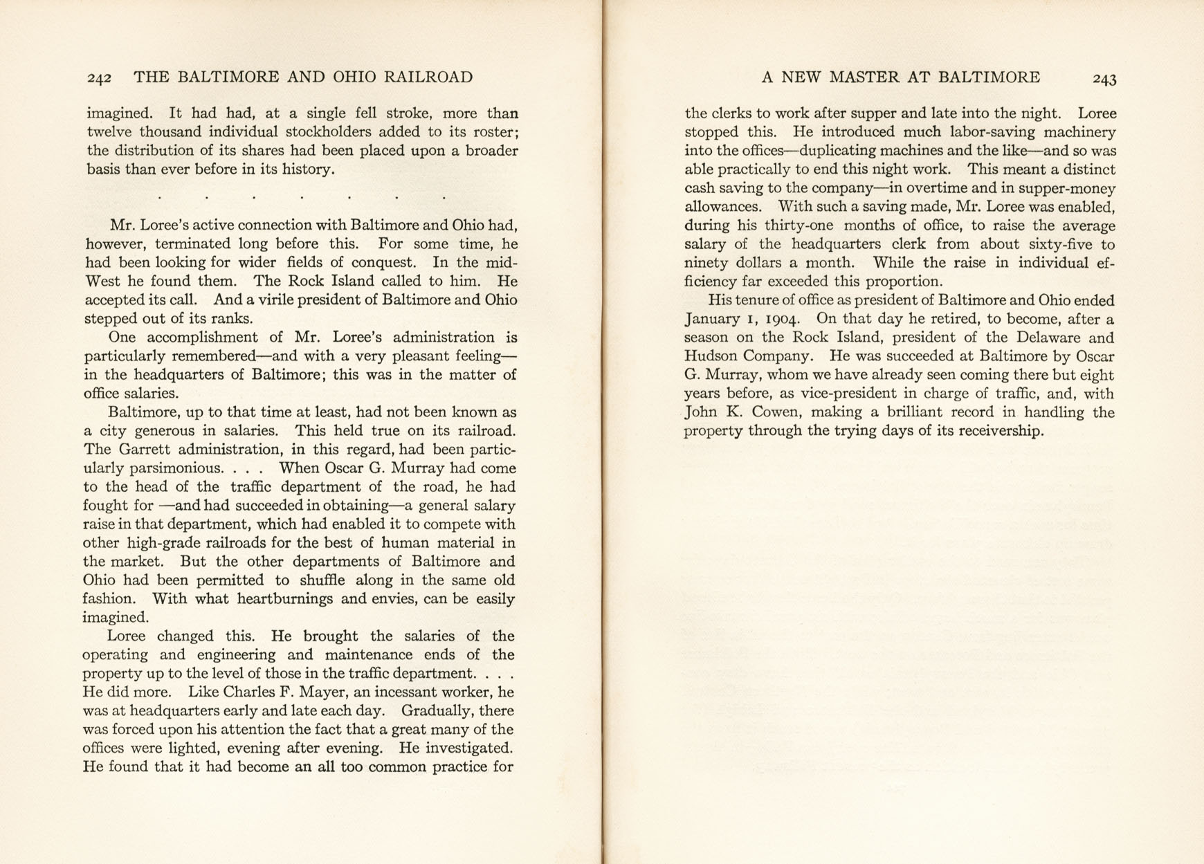 Hungerford, Story of the B&O